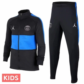 AdjustableDrawcordDesign Quick Dry Inner Layer Kids - Jordan x PSG Soccer training presentation tracksuit 2020 - Jordan