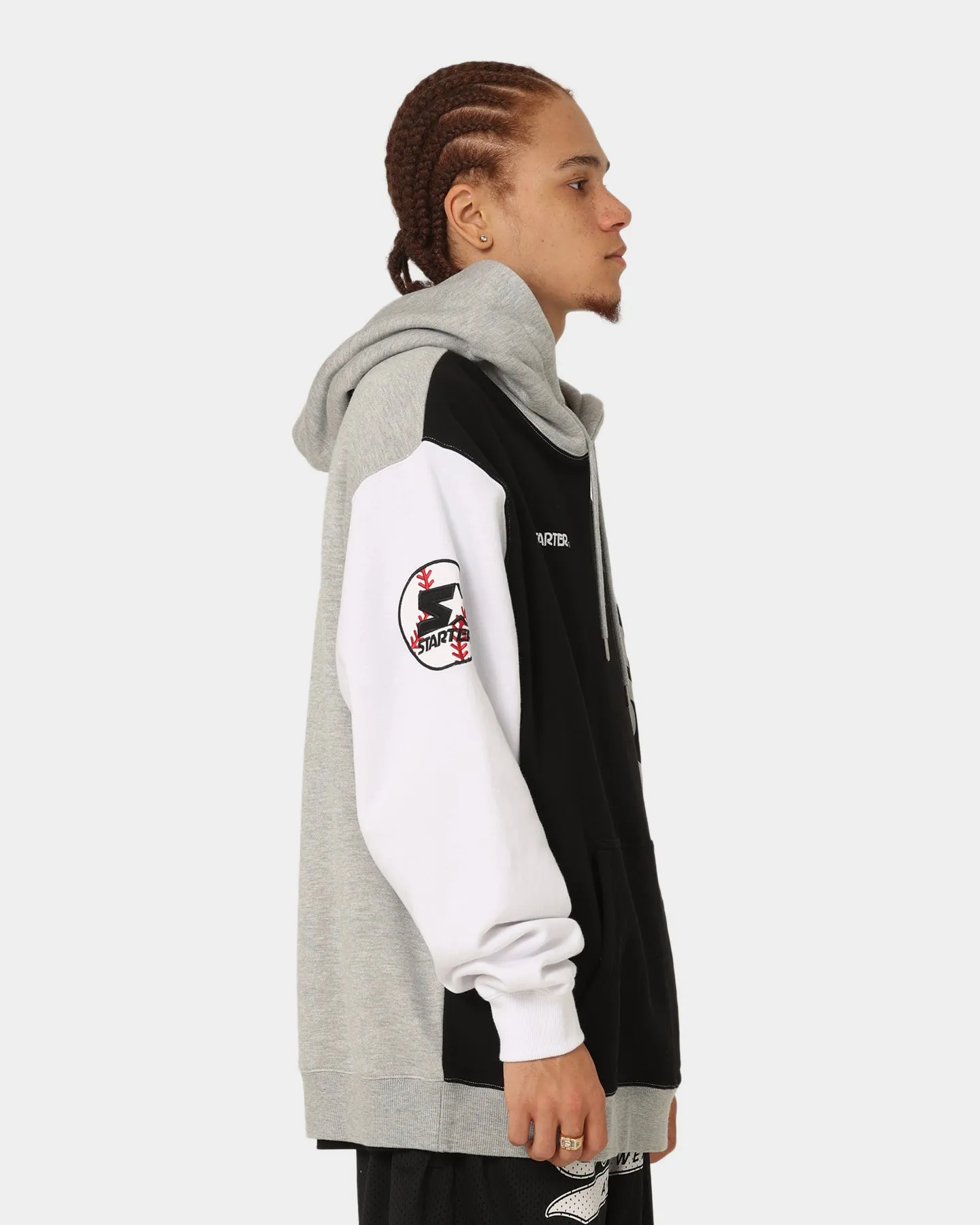 Describe Starter Athletic Panel Hoodie Black/White