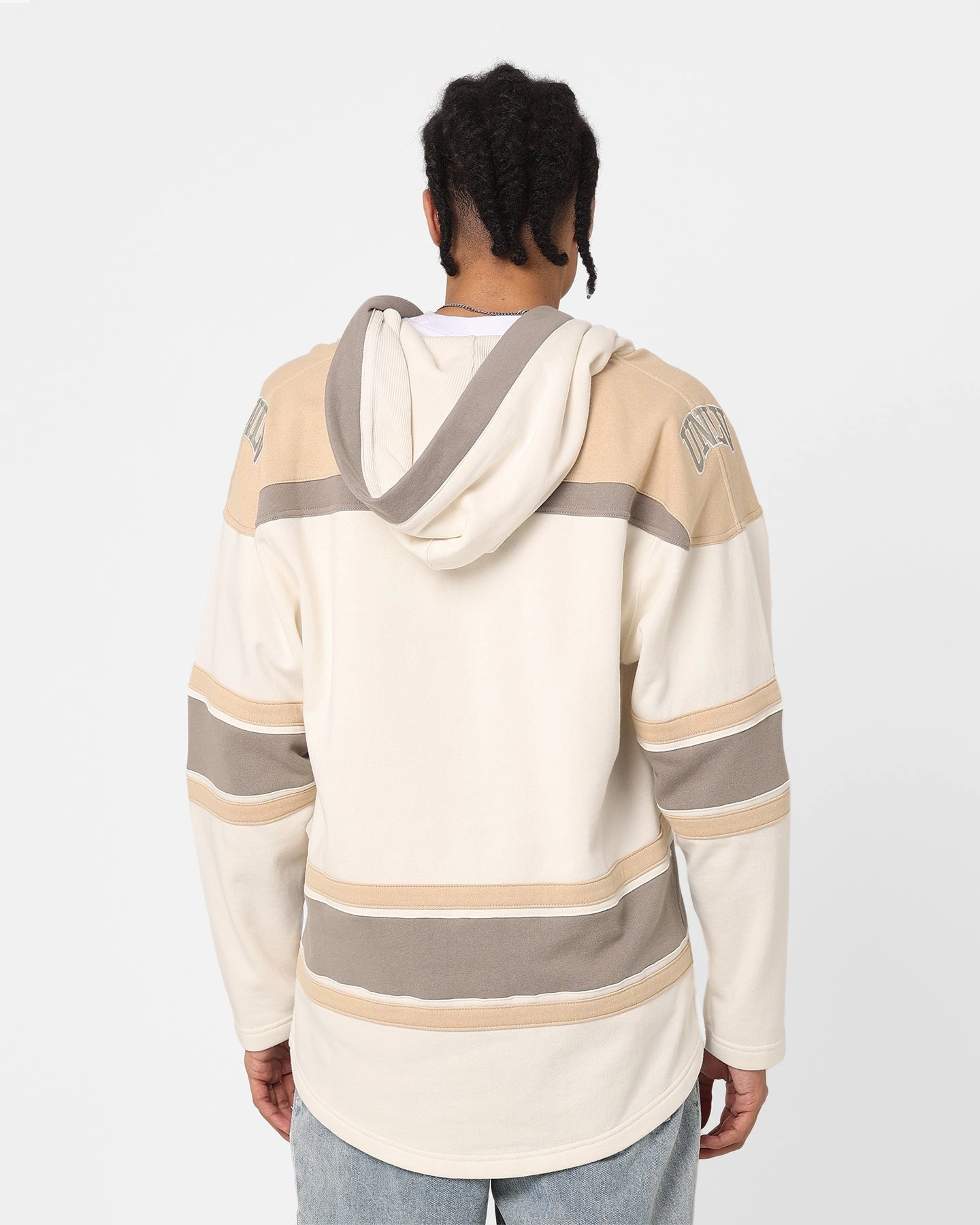 Anti Slip Collar 47 Brand University of Nevada, Las Vegas Superior Lacer Hoodie Cream/Khaki