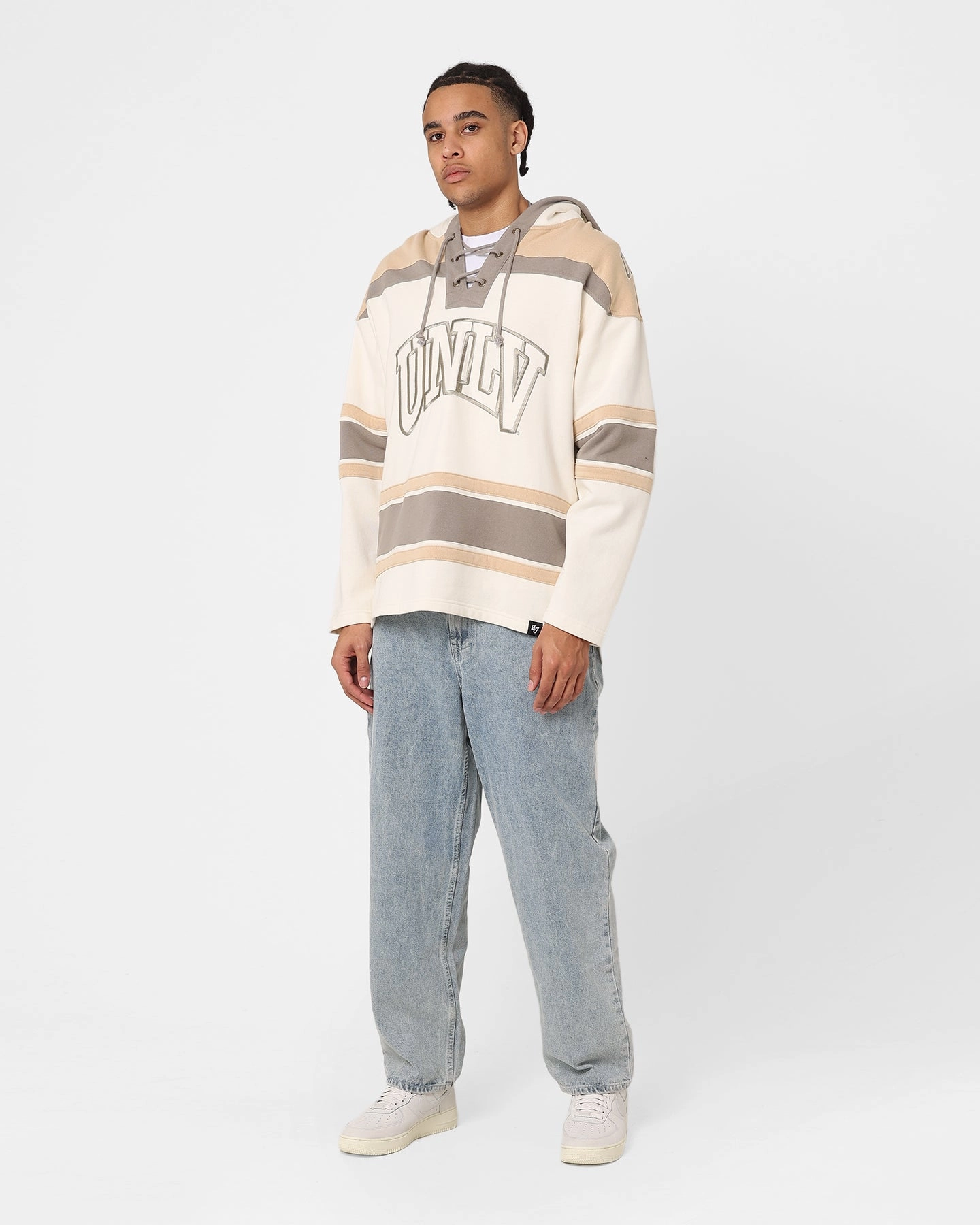 Stylish Protection Work Comfort 47 Brand University of Nevada, Las Vegas Superior Lacer Hoodie Cream/Khaki