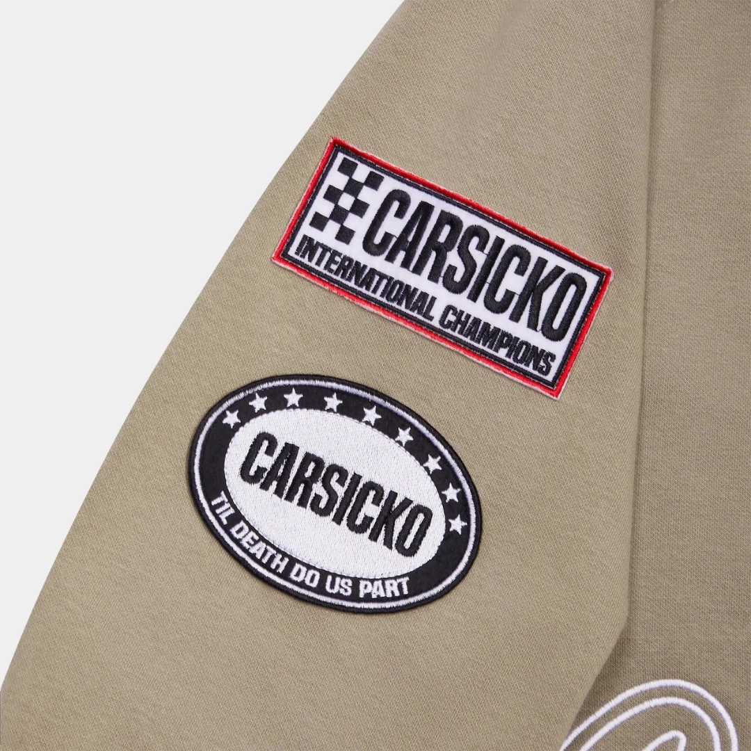 sci-fi glass Carsicko Racing Club Hoodie - Cream