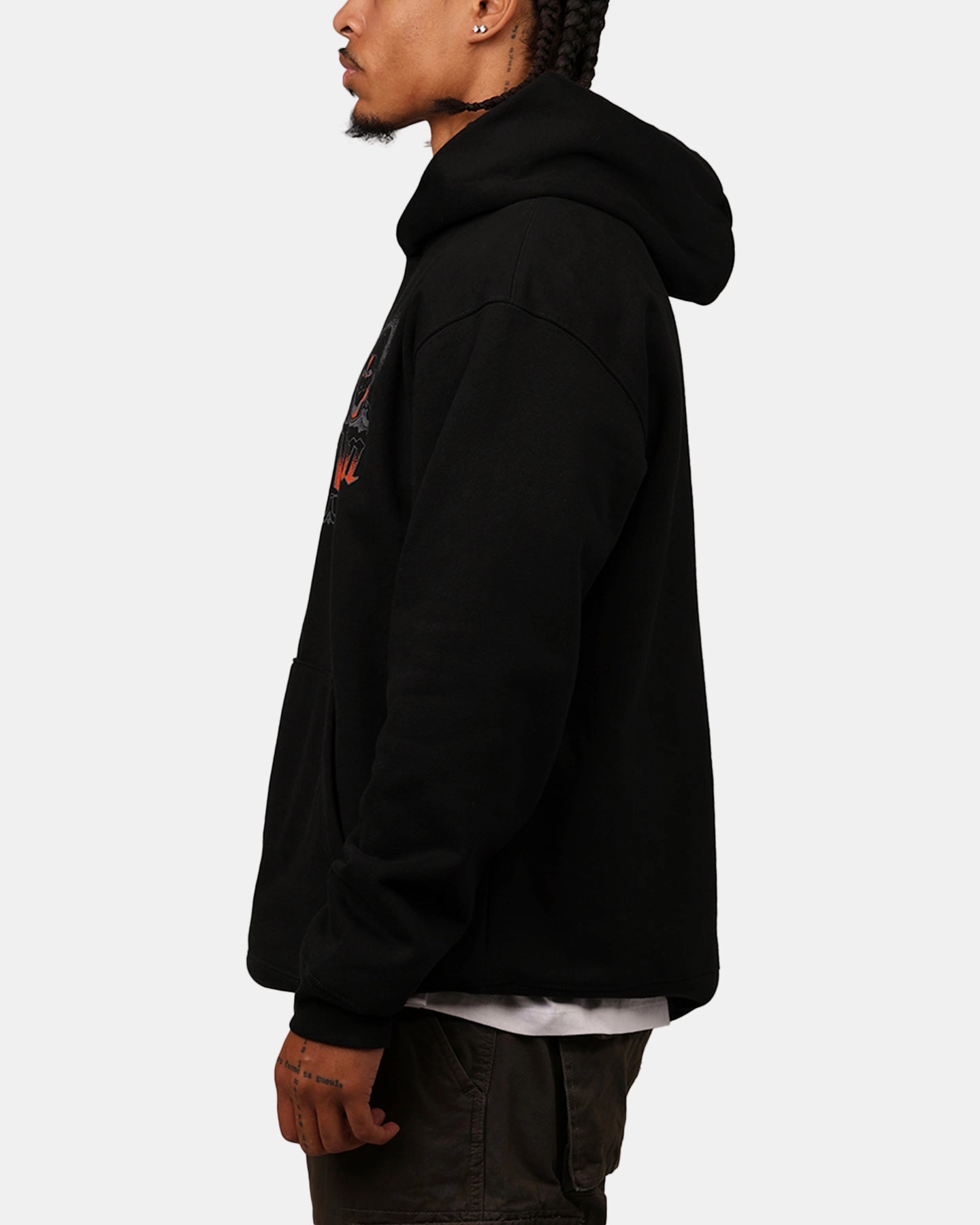 Cold Weather Wear Hypland X Attack On Titan Trio Hoodie Black