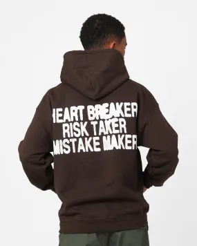 suitable for gift giving Pub Rats Get Fat Heartbreaker Hoodie Brown