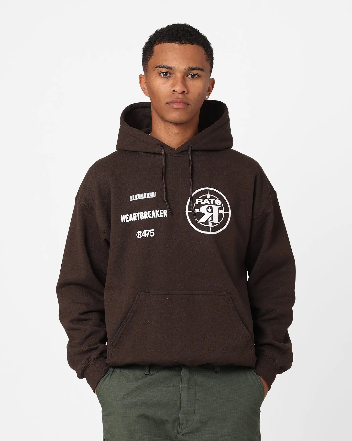 Thank Rats Get Fat Heartbreaker Hoodie Brown