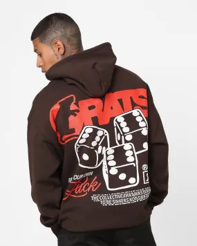 practice session Perseverance Rats Get Fat Own Luck Hoodie Brown