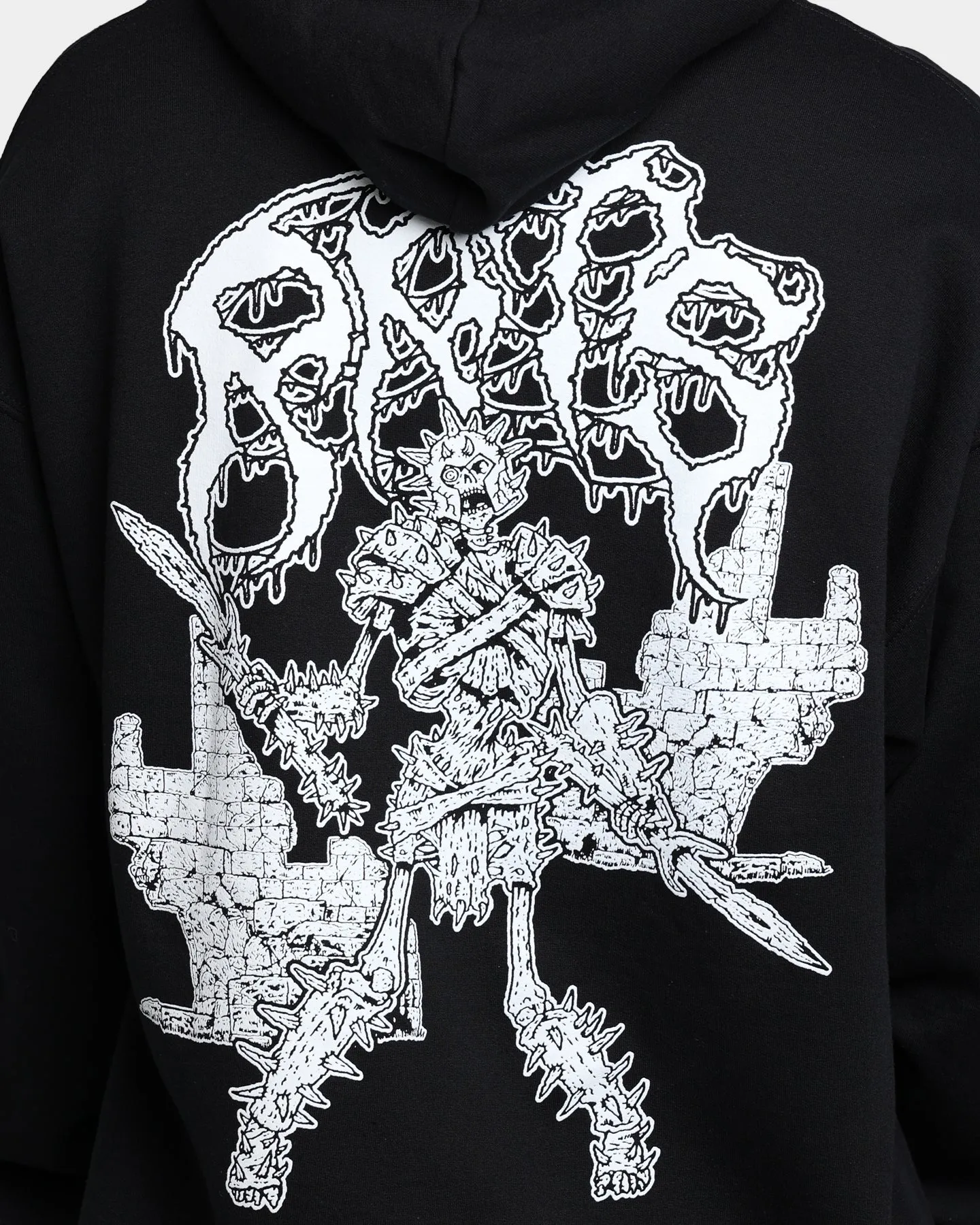 Performance Wear Silk Rats Get Fat Rats Warrior Hoodie Black