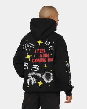 Rats Get Fat Sinners Hoodie Black Checkered