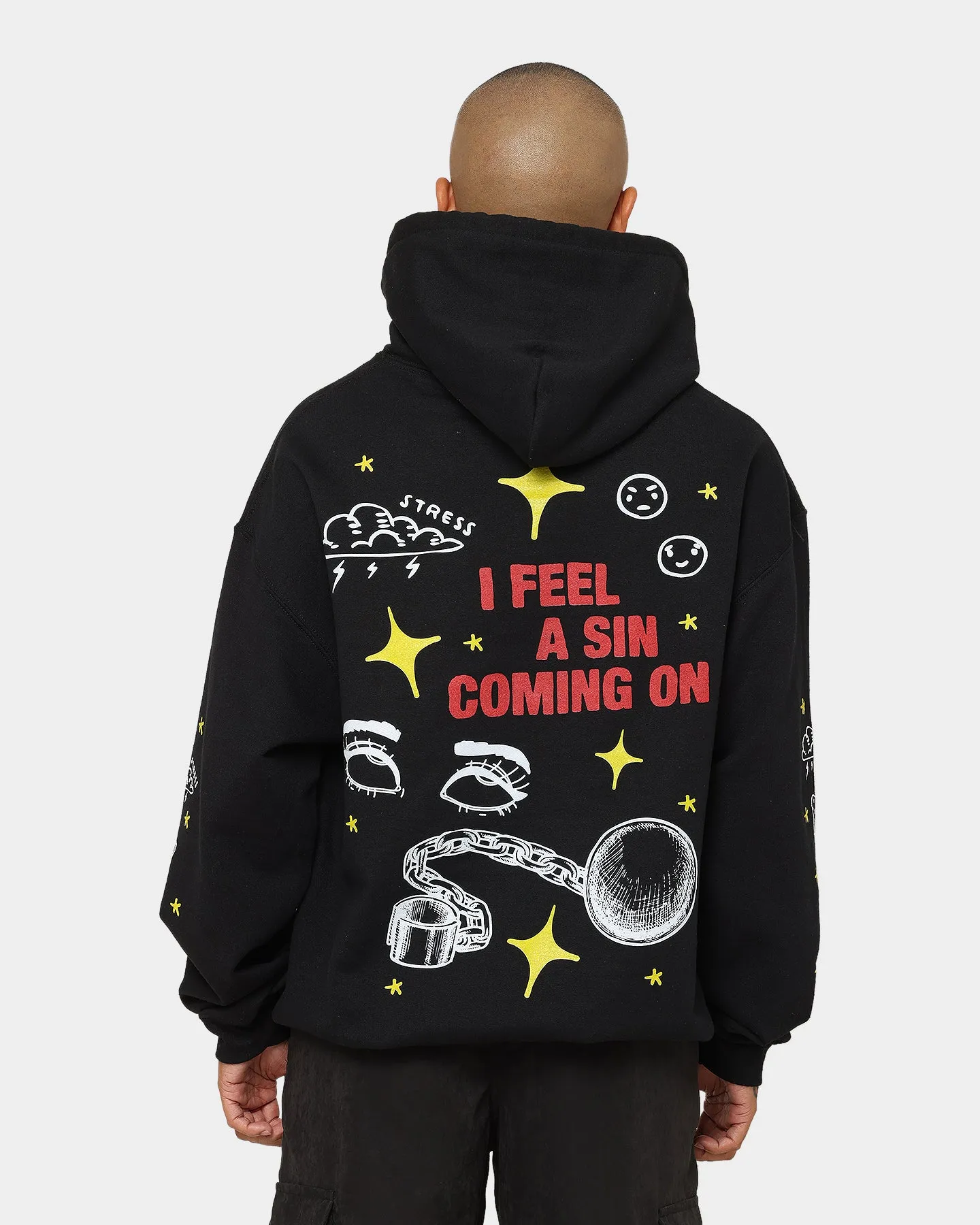 Debit Rats Get Fat Sinners Hoodie Black