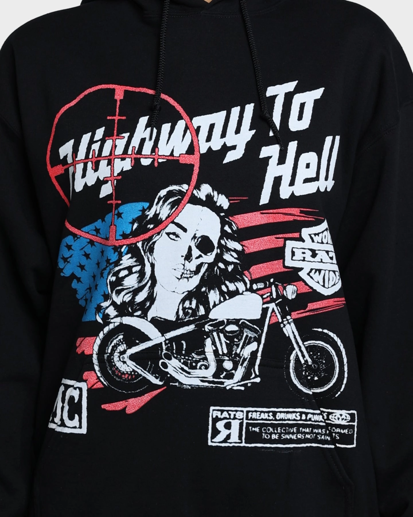 Date night Rats Get Fat Highway To Hell Hoodie Black