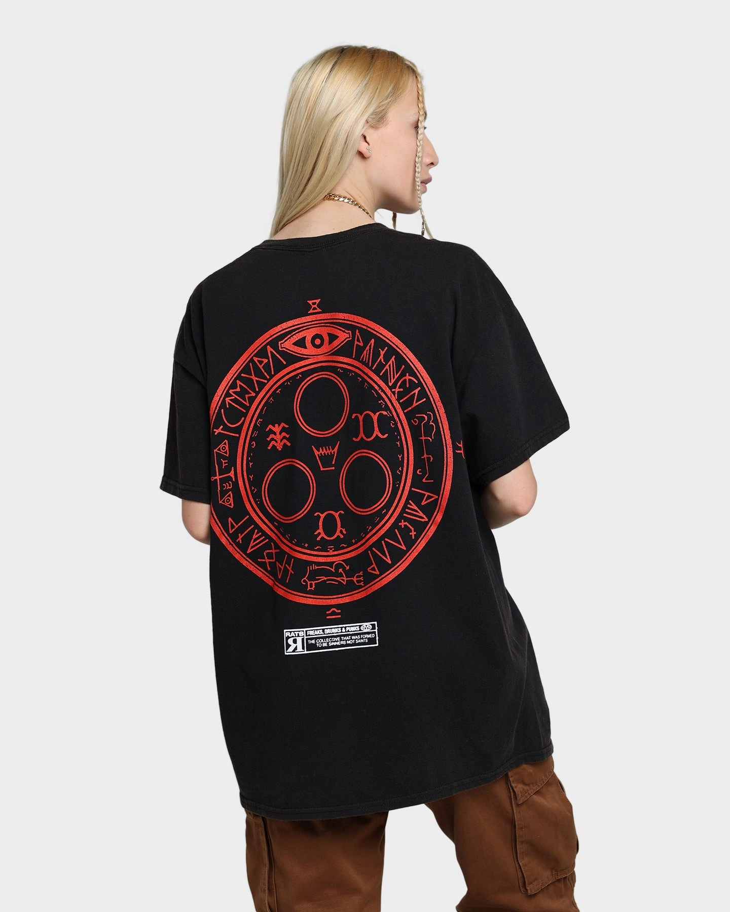 Rats Get Fat X Silent Hill The Halo Of The Sun Vintage T-Shirt Black Wash Relaxed Design