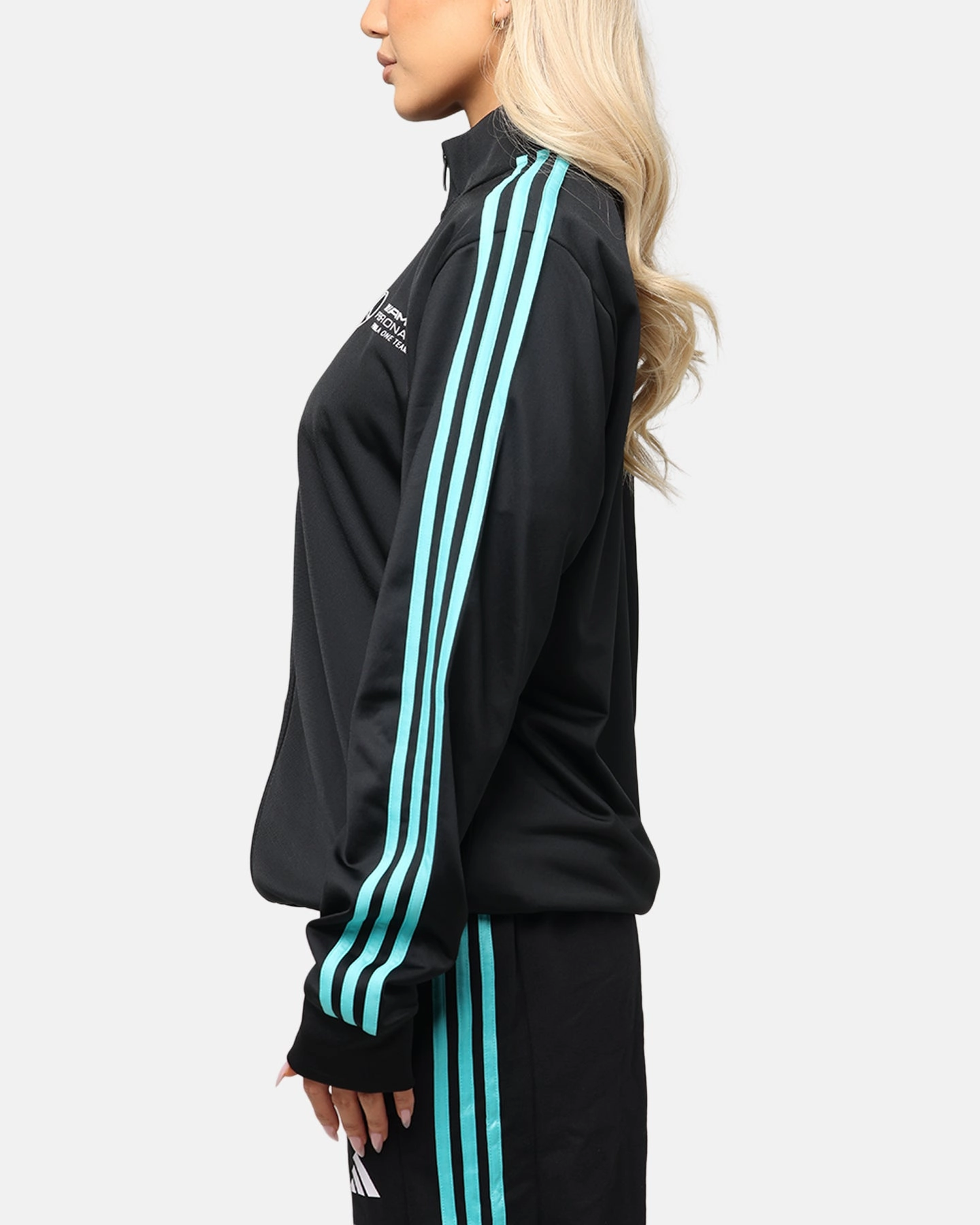 Modern Utility adidas x Mercedes-AMG PETRONAS Formula One F1 DNA Track Jacket Black/White