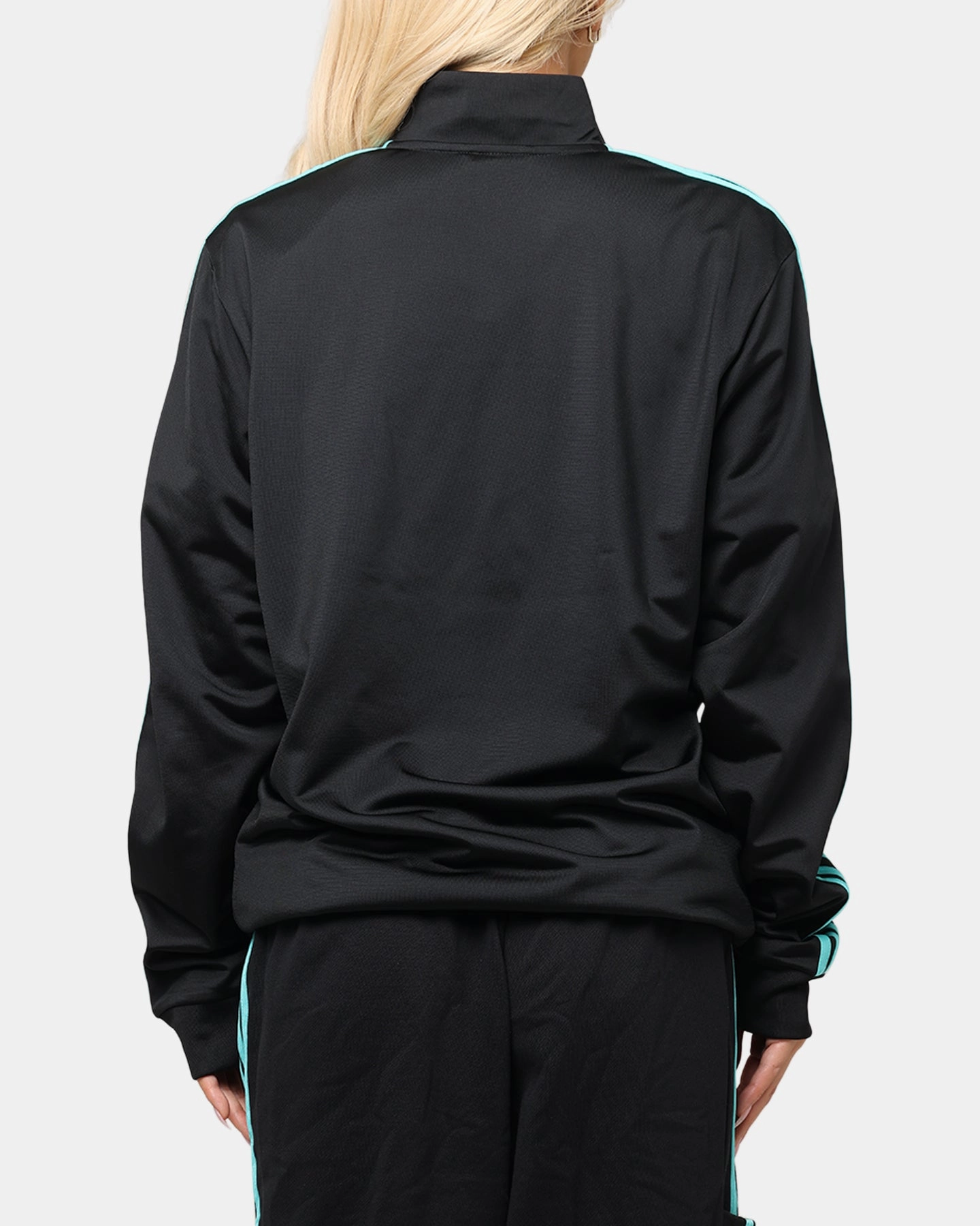 adidas x Mercedes-AMG PETRONAS Formula One F1 DNA Track Jacket Black/White Fashion Week Lightweight Warmth