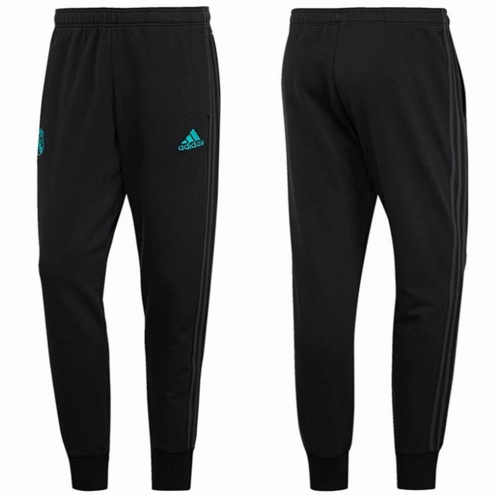 Real Madrid Black Training Sweat pants 2017/18 - Adidas Specialty Store premium fabric