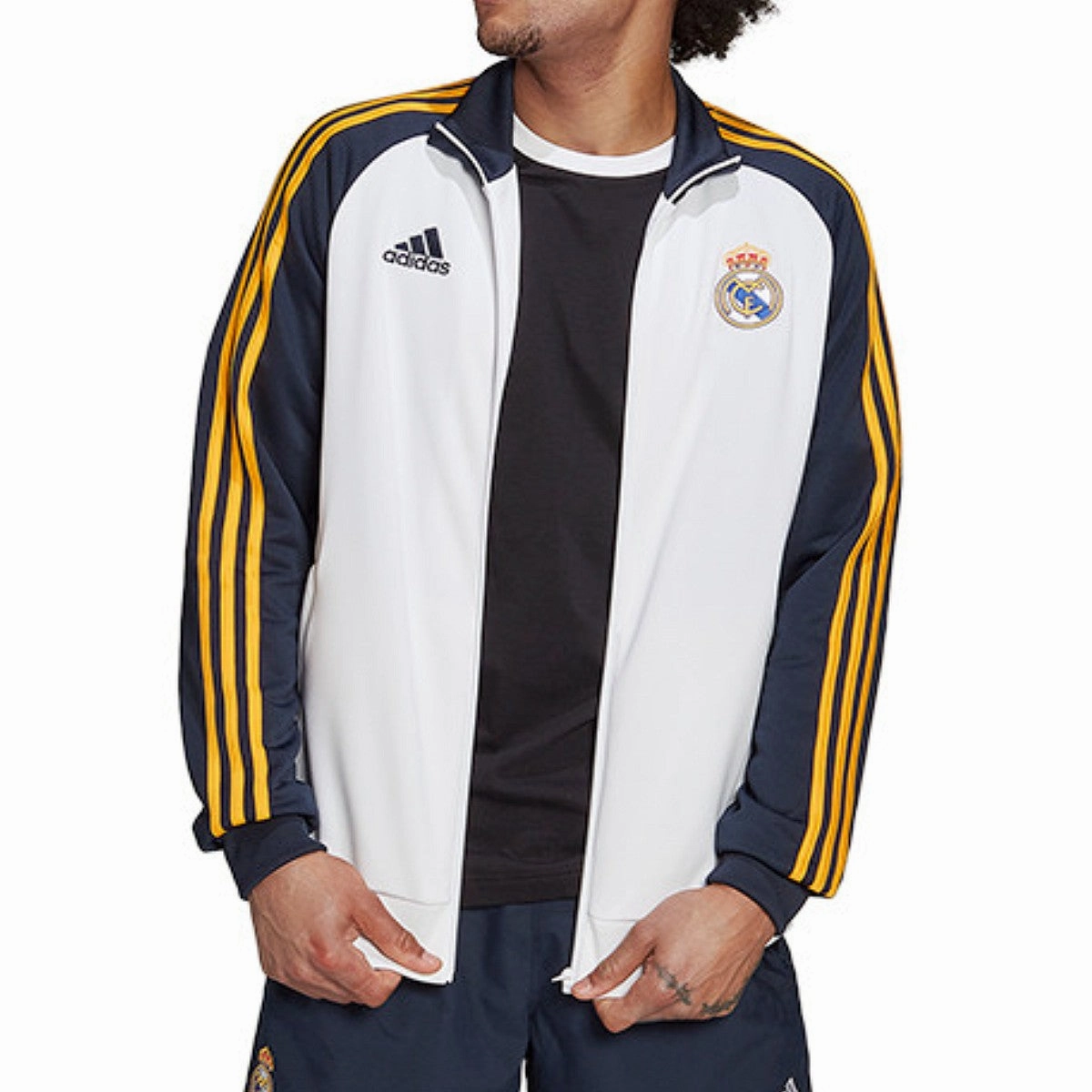 Trendy Real Madrid Casual 3S presentation tracksuit 2022/23 - Adidas