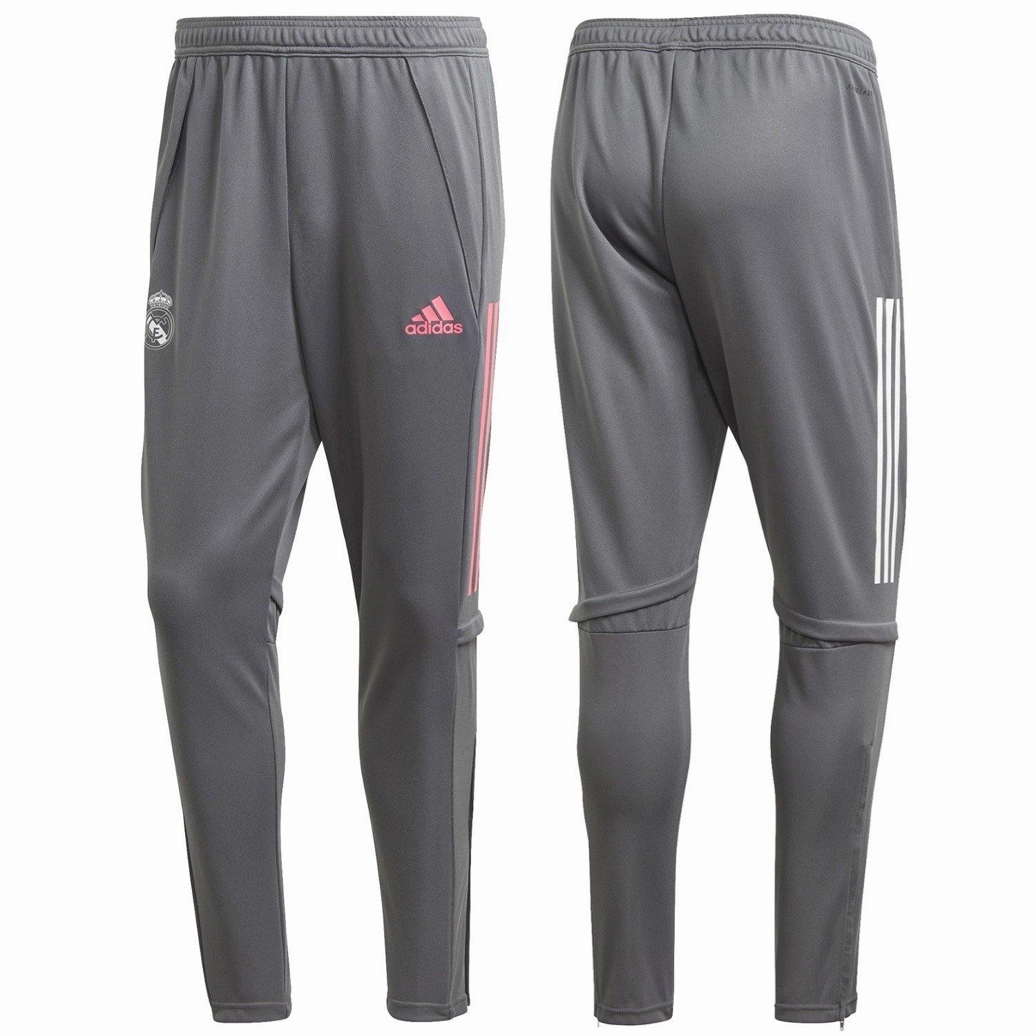 Real Madrid soccer grey technical training pants 2020/21 - Adidas Mid-waisted Indoor Wear