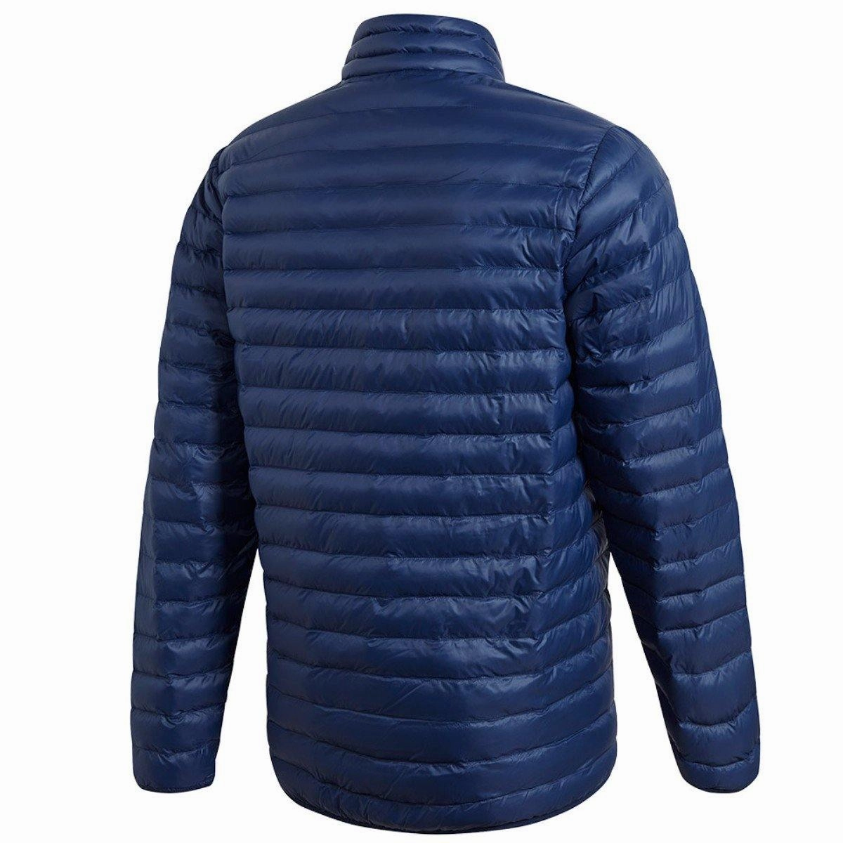 Real Madrid soccer navy light padded jacket 2019/20 - Adidas body wash Reinforced Stress Points
