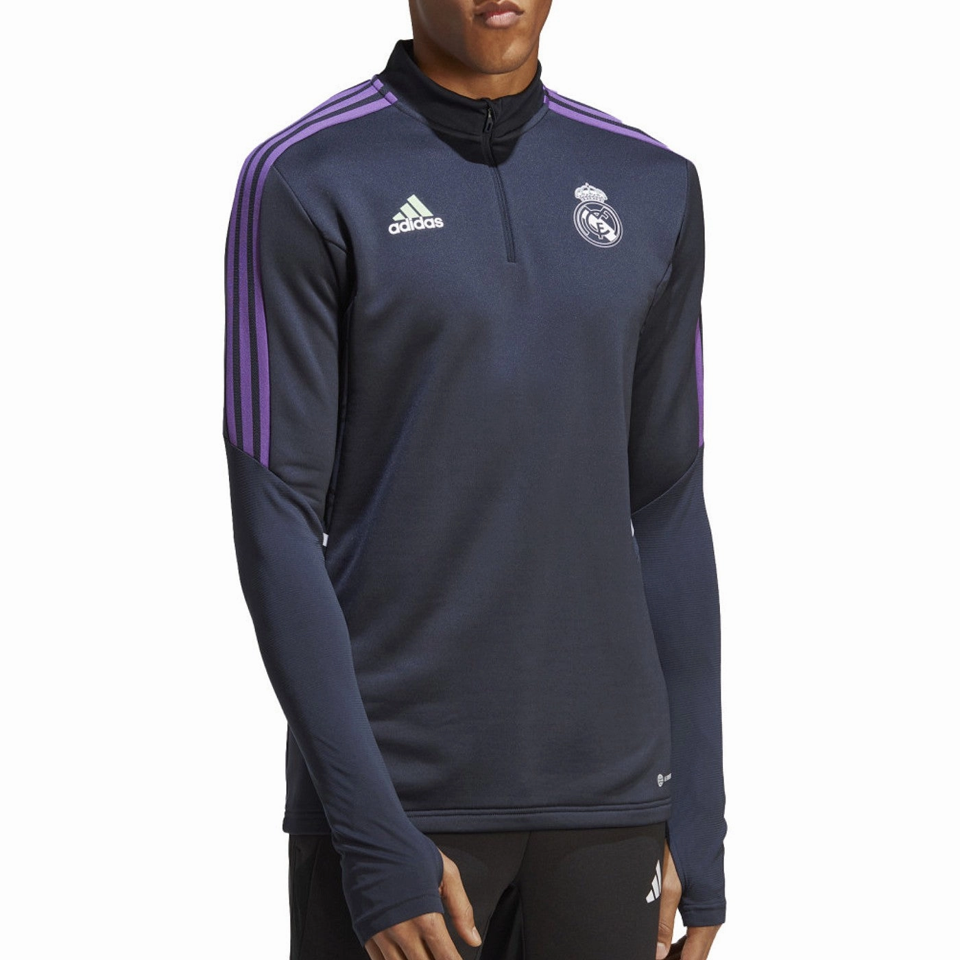 Real Madrid Soccer navy training technical tracksuit 2023 - Adidas Strength training