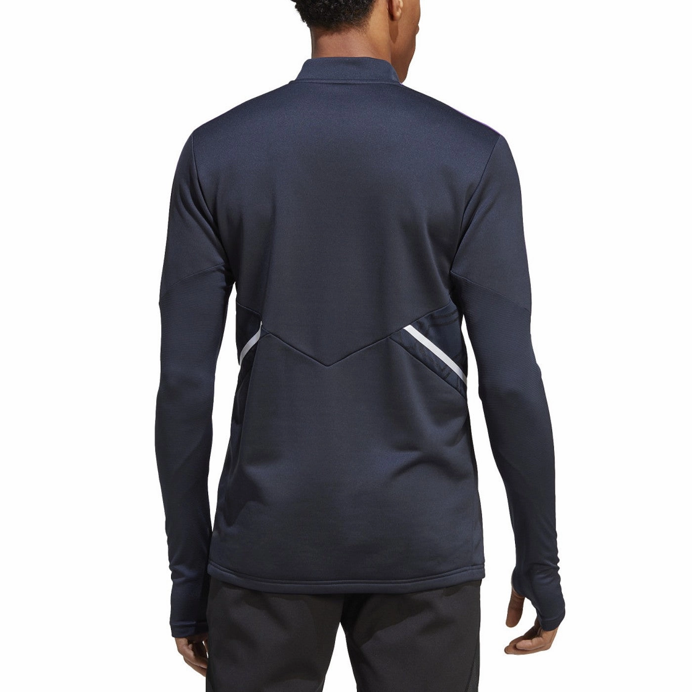 QuickDry Material branding Real Madrid Soccer navy training technical tracksuit 2023 - Adidas