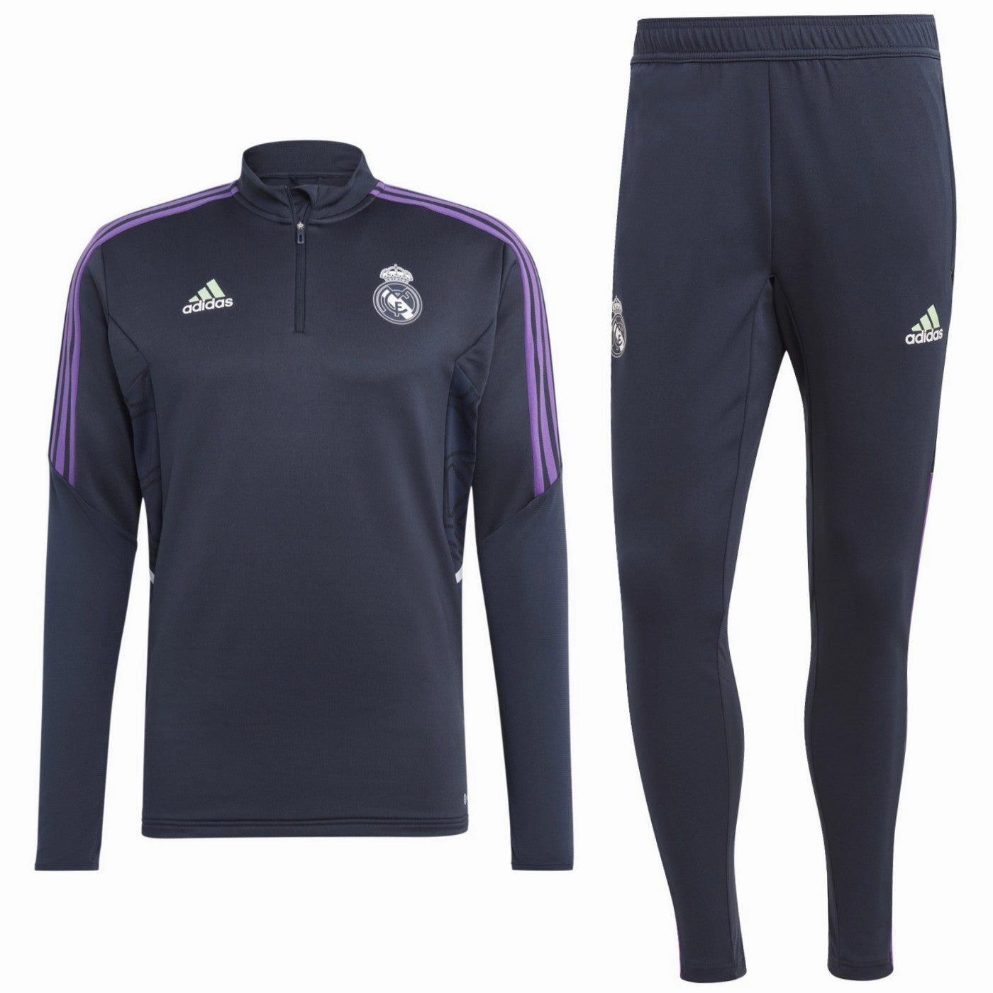 space-saving Real Madrid Soccer navy training technical tracksuit 2023 - Adidas