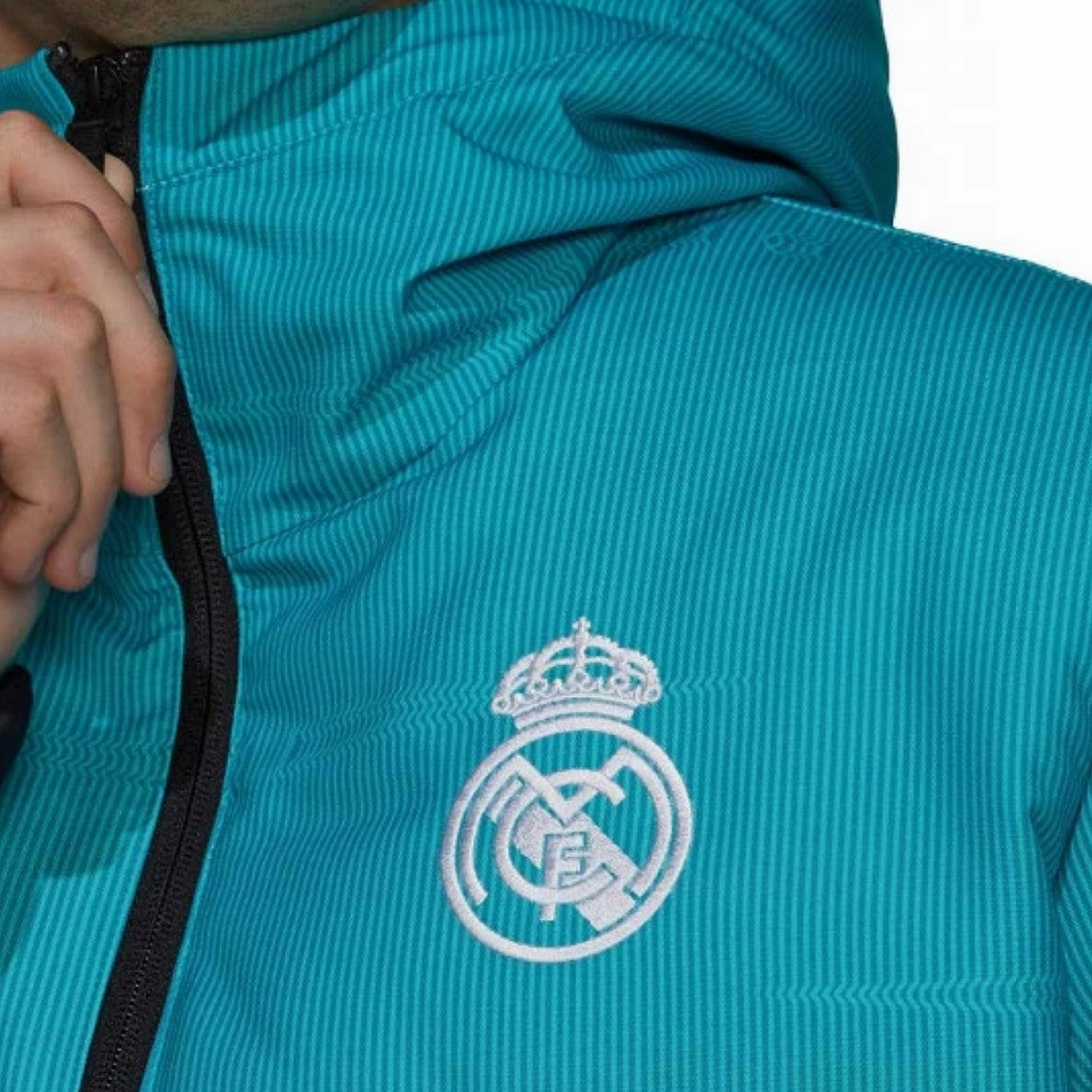 designer venue Real Madrid soccer padded down jacket 2021/22 - Adidas