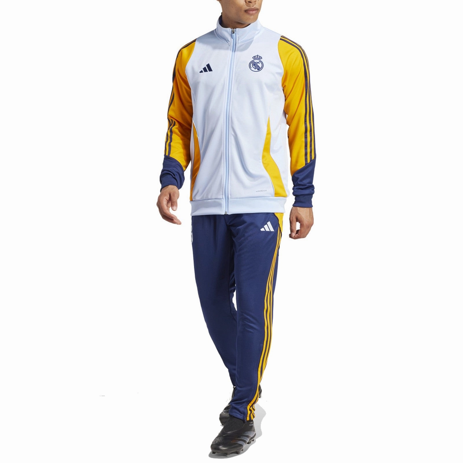 Real Madrid training bench Soccer tracksuit 2024/25 - Adidas Soap plus-size clothing