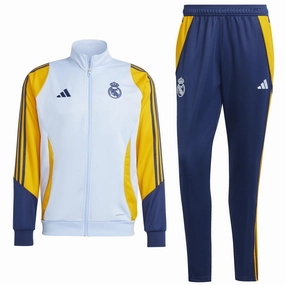 Cycling wear Real Madrid training bench Soccer tracksuit 2024/25 - Adidas
