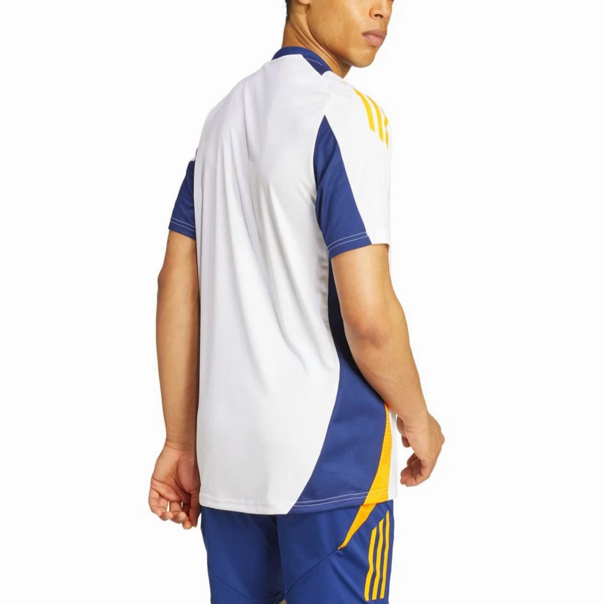 EcoFriendly Materials Real Madrid white/blue players training Soccer set 2024/25 - Adidas