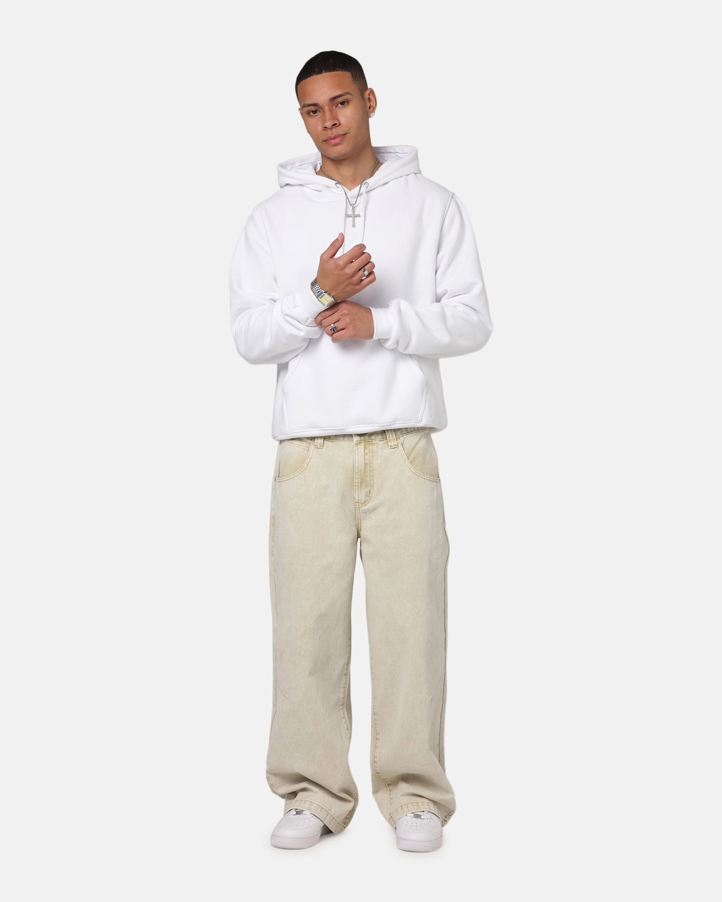 Culture Kings Standard Hoodie White Bandicoot like