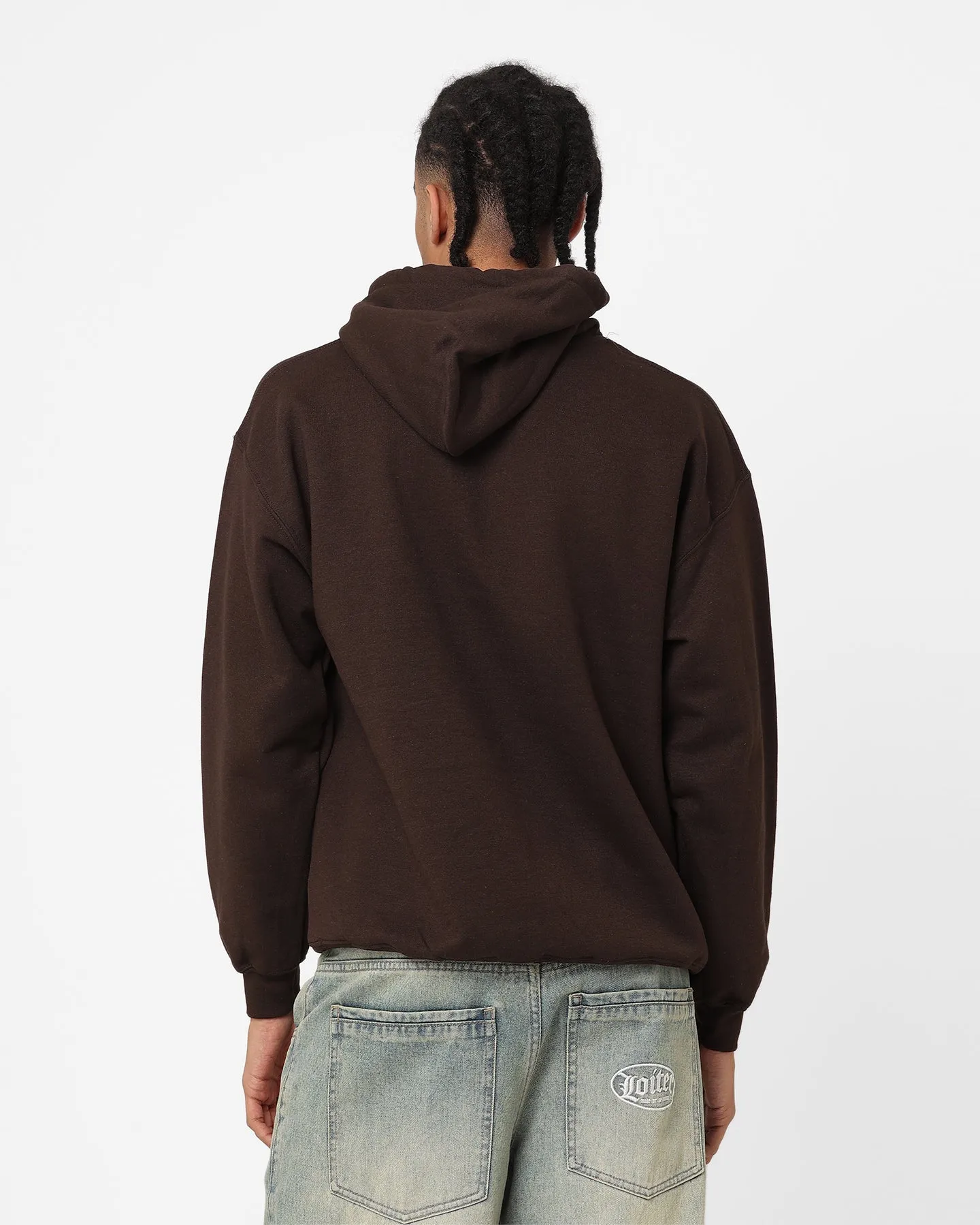 Goat Crew Just Wanna Rock Hoodie Brown Hooded Version