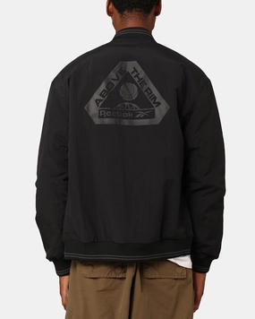 Reebok Above The Rim Hoop Wear Hoodie Black Outdoor Fashion