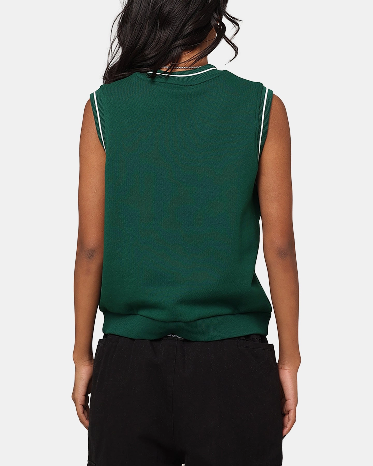 Stretchy Reebok Women's Court Classics Vest Dark Green