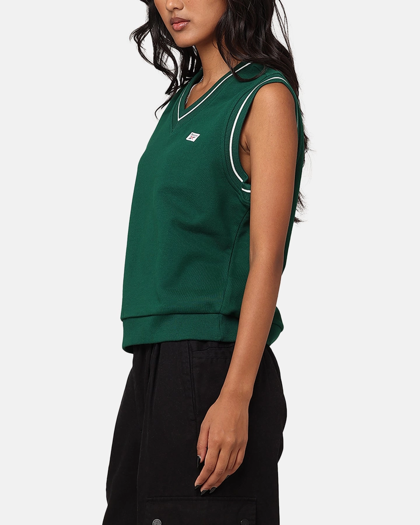 Reebok Women's Court Classics Vest Dark Green Visualize