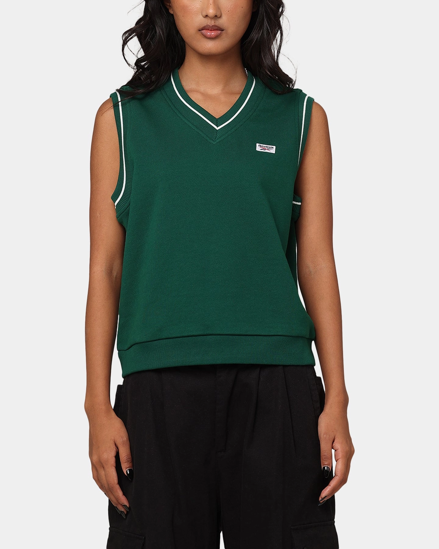 Dance Observe Reebok Women's Court Classics Vest Dark Green