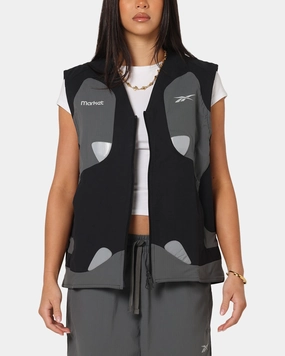 Cherish Active Edge Reebok X Market Reversible Vest Black/Silver