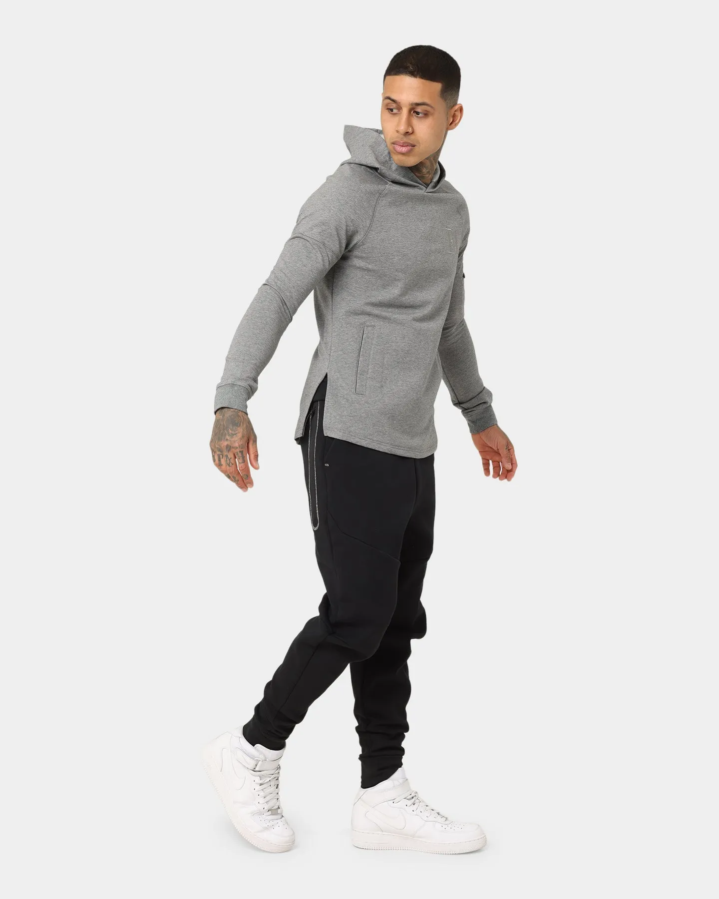 Emperor Apparel EA Strength Hoodie Dark Grey Heather Elastic Beach