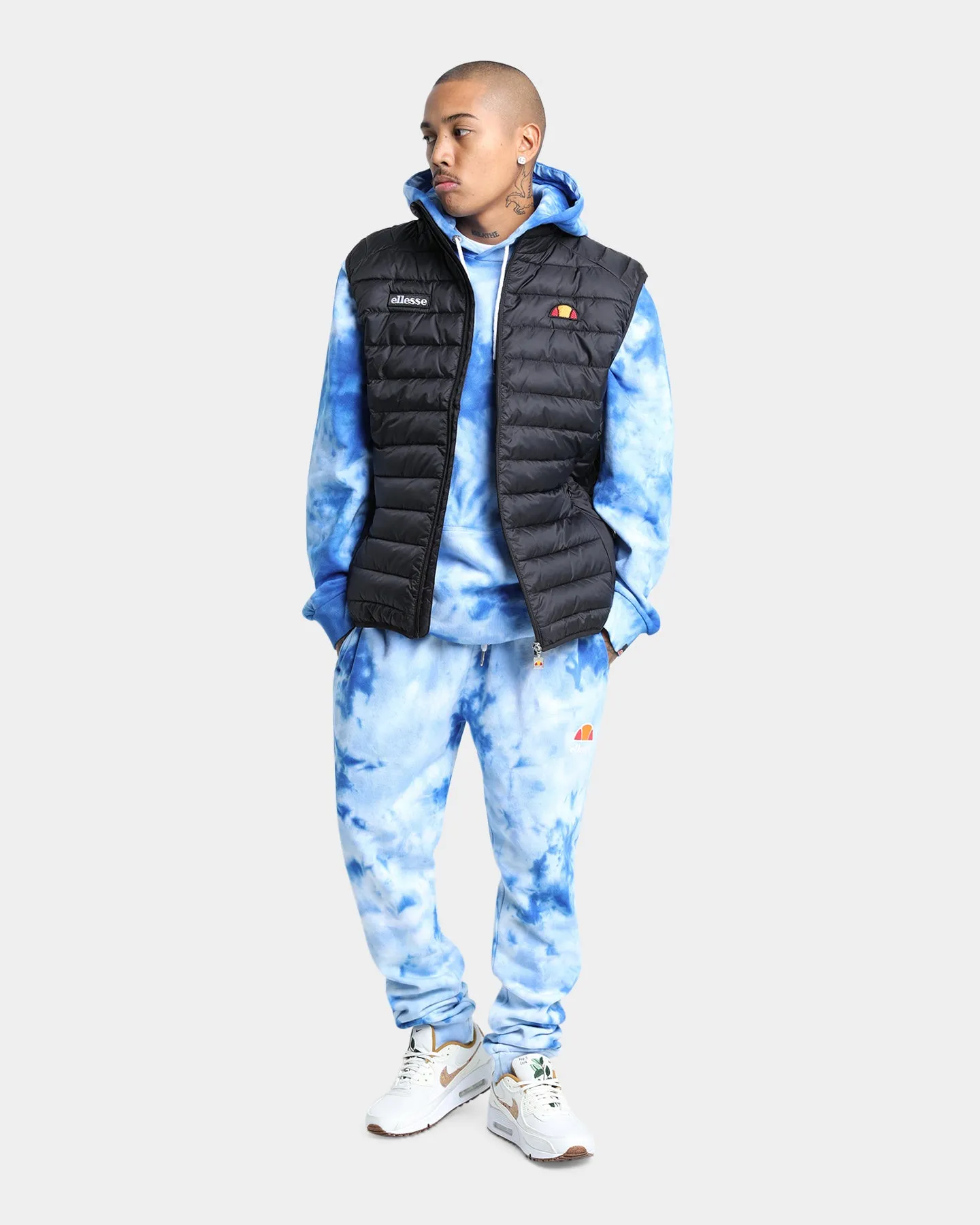 Elderly Ellesse Bardy Padded Gillet Jacket Black