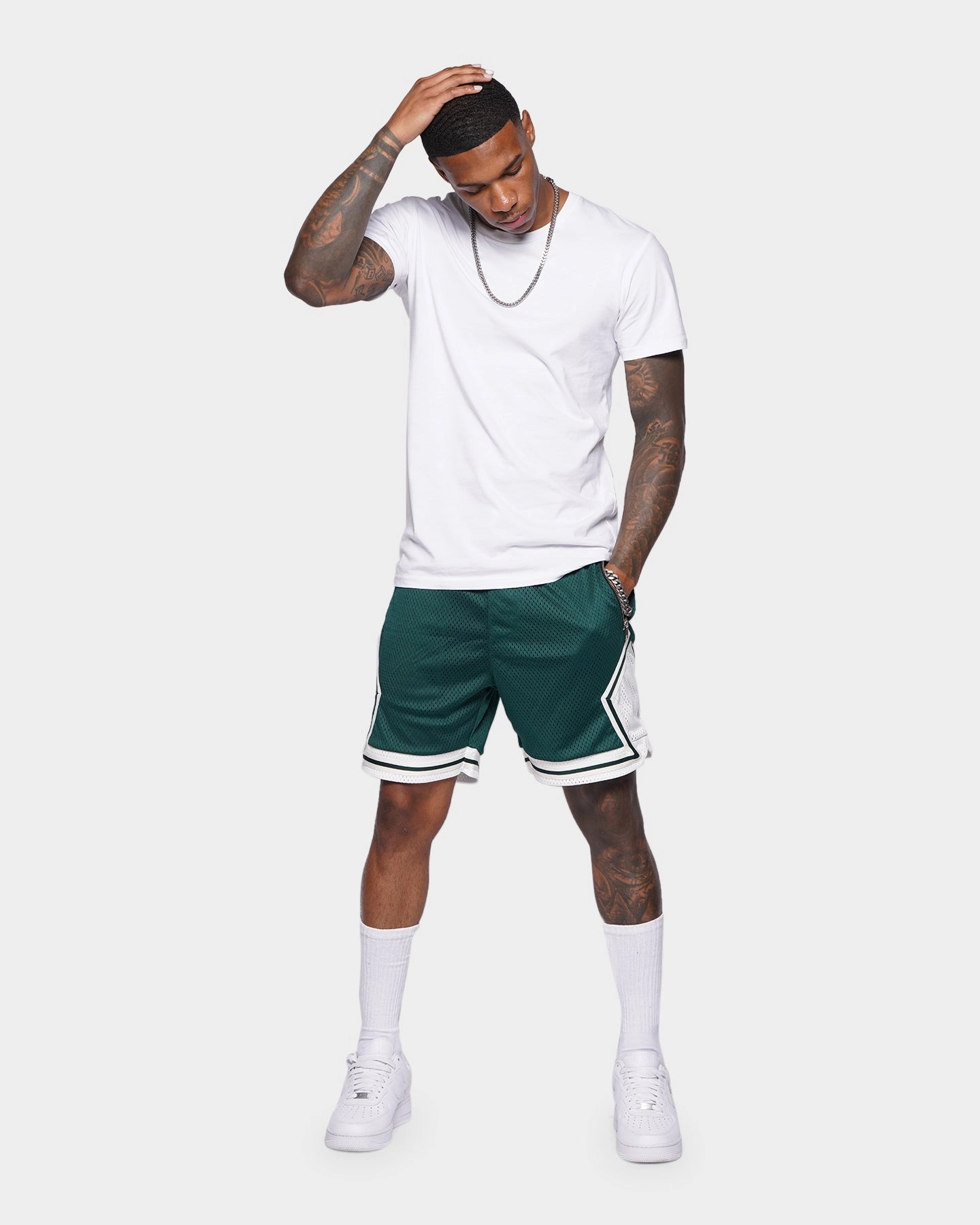 XXIII Auden Basketball Shorts Forest Multi Pocket System
