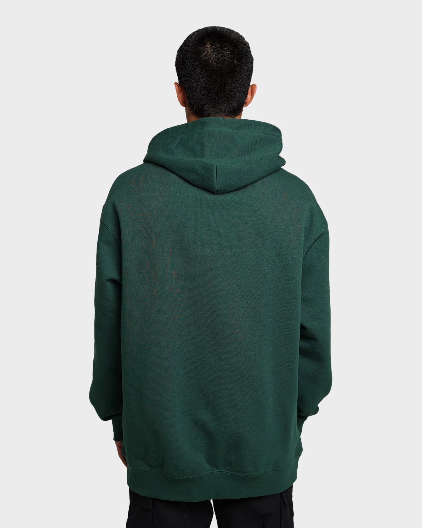 HUF Essentials OG Logo Hoodie Forest Green college Revolutionize