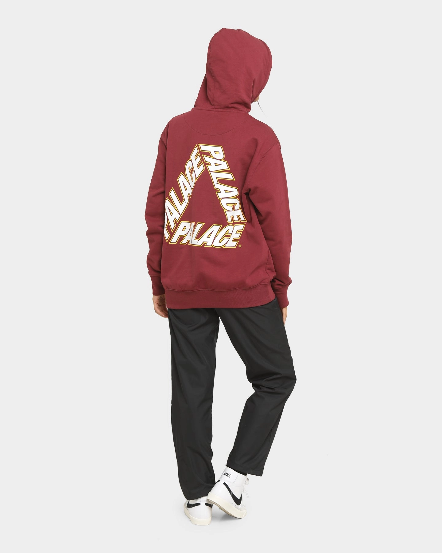 Palace P3 Team Hoodie Wine Magnetic Closure System