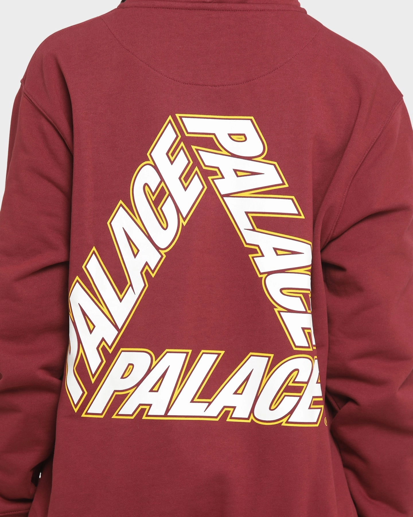 Palace P3 Team Hoodie Wine Dry Touch Light Reflective Trims