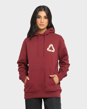 Palace P3 Team Hoodie Wine Appointment