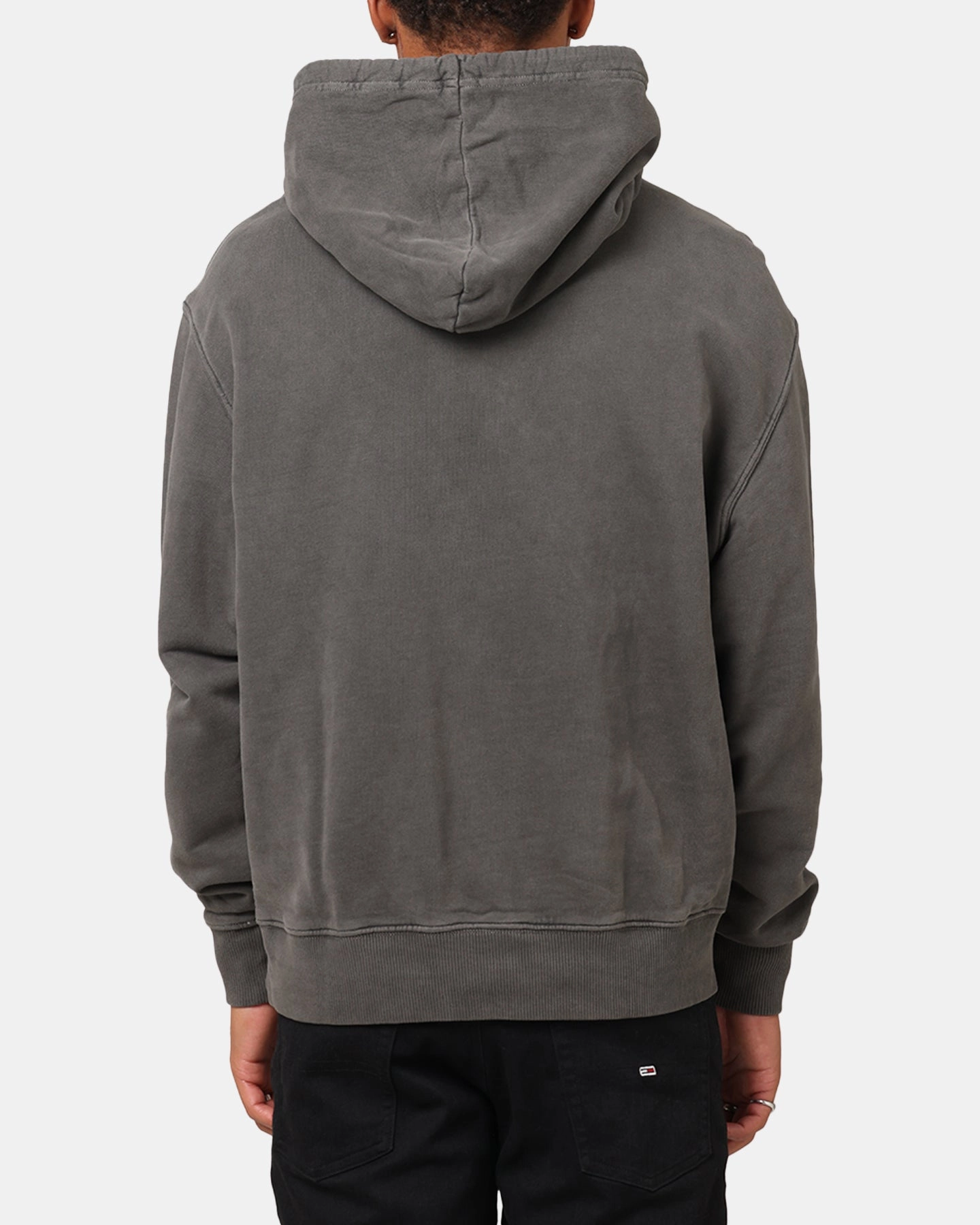 Tommy Jeans Relaxed Vintage Varsity Hoodie Black Fluffy look Comfy Apparel