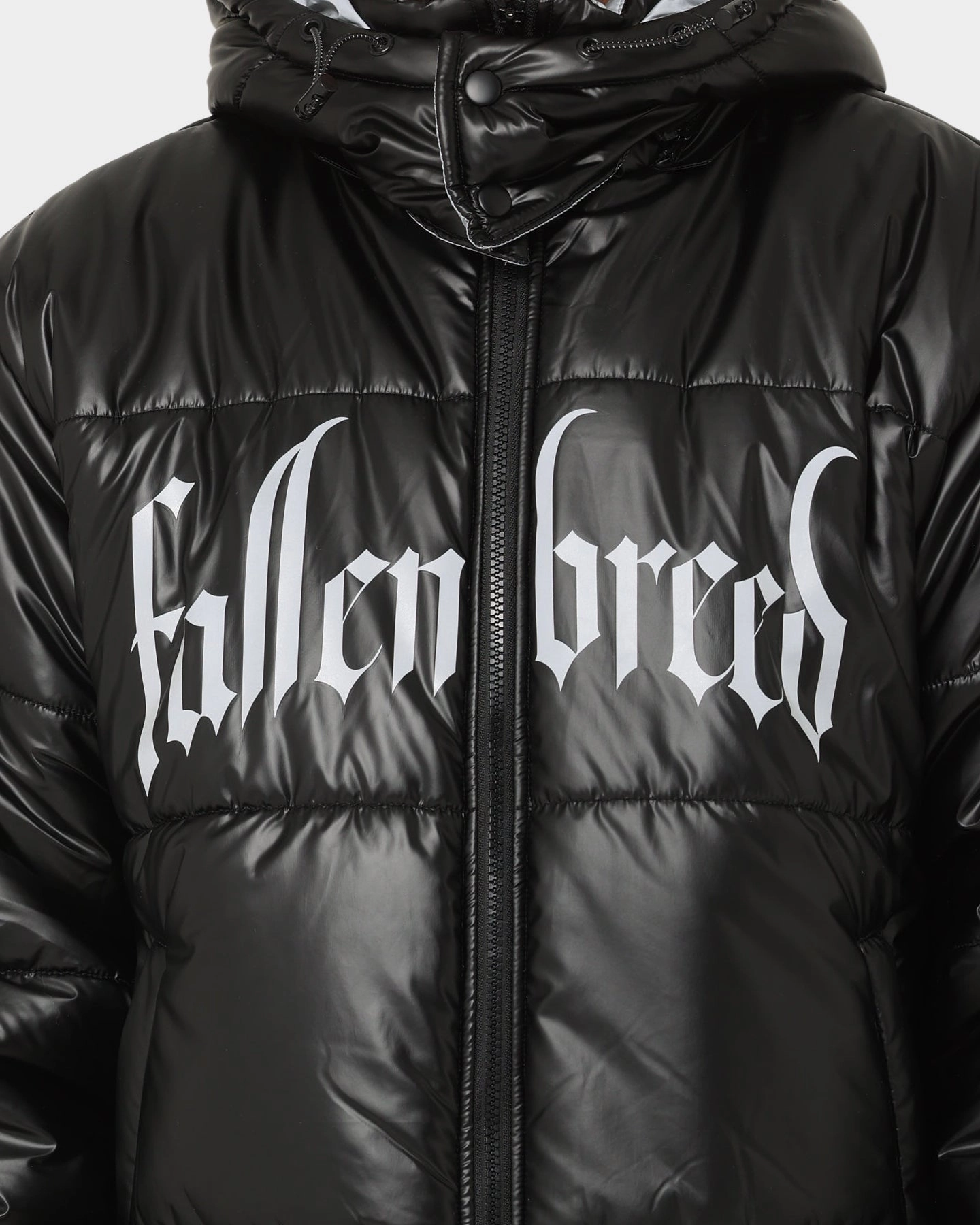 Fallen Breed Logo Puffer Jacket Black Mousse Lip-gloss