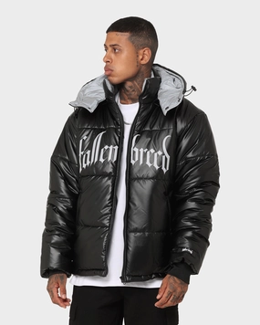 Fallen Breed Logo Puffer Jacket Black Halloween costume birthday celebration