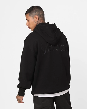 Fallen Breed Signature Logo Hoodie Black/Black Green