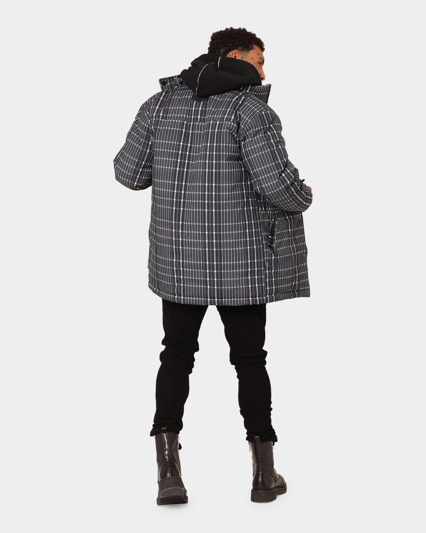 Saint Morta Mercy Merci Plaid Jacket Black leggings Dry