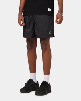 UPF Protection Jordan Essential Poolside 5" Shorts Black/White