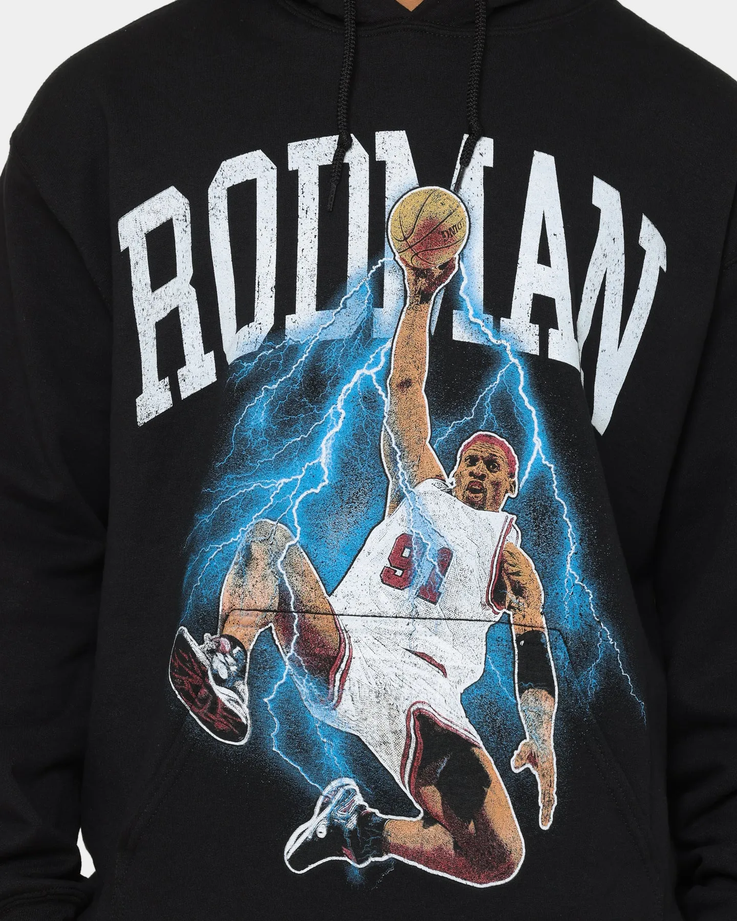 Rodman Brand Rodman Glow Dunk Hoodie Black snowy Outerwear