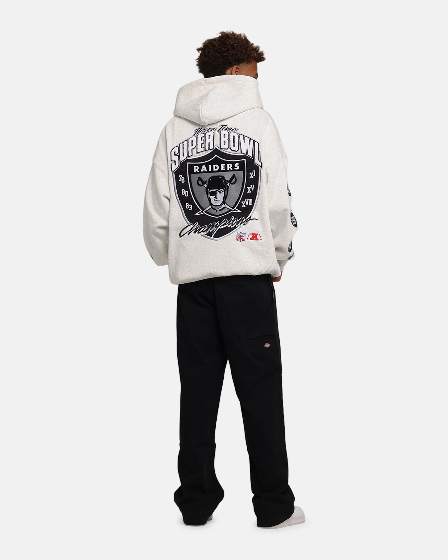 Recommendation Floss Mitchell & Ness Las Vegas Raiders National Champions Hoodie Silver Marle
