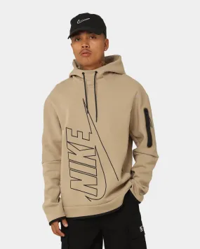holiday Grace Nike Tech Fleece Graphic Pullover Hoodie Khaki/Khaki
